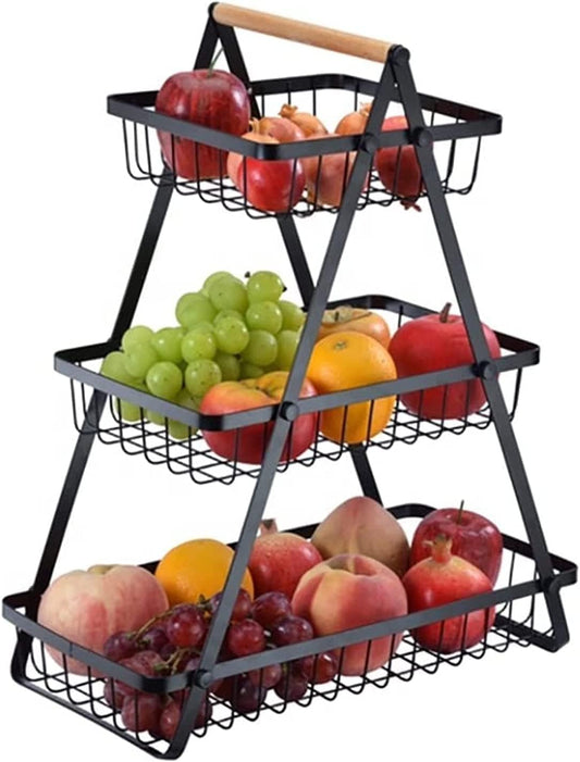 ECVV 3-Layer Countertop Fruit Storage Basket