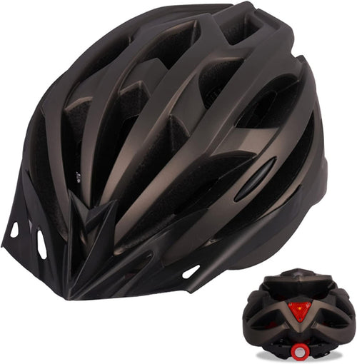 Bike Helmet, Conbo Bicycle Helmet for Men Women with Detachable Sun Visor Quick Release Strap Cycling Helmet Microshell Design Adjustable Size for Adult Mountain Road Safety Protection