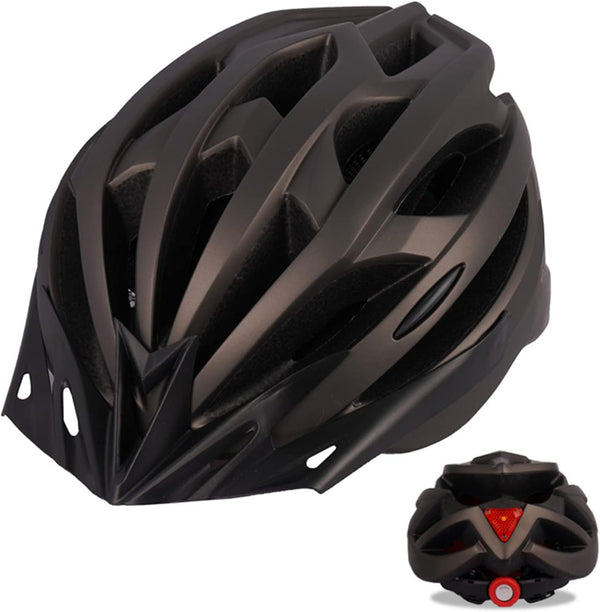 Bike Helmet, Conbo Bicycle Helmet for Men Women with Detachable Sun Visor Quick Release Strap Cycling Helmet Microshell Design Adjustable Size for Adult Mountain Road Safety Protection